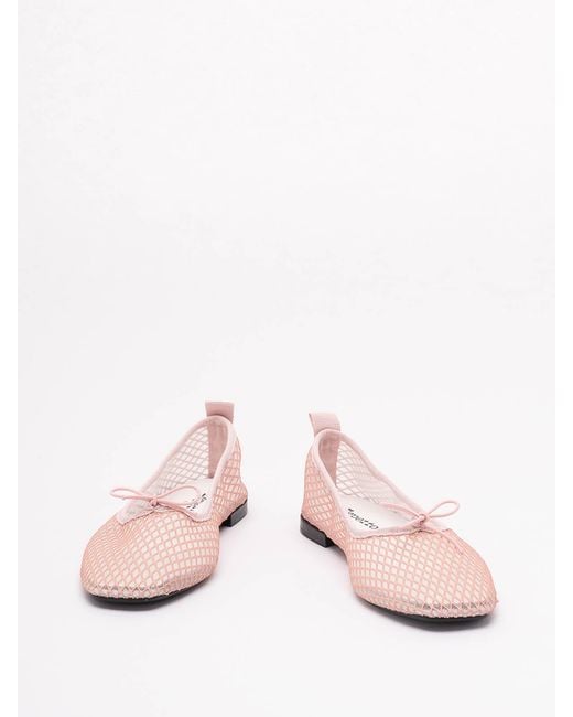 Repetto Pink 'Garance Balgom' Ballerinas