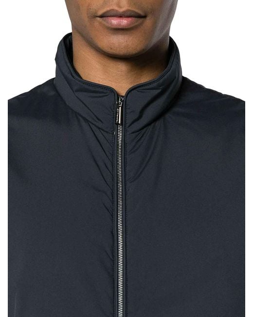 Moorer Blue Senio-Skt Padded Vest for men