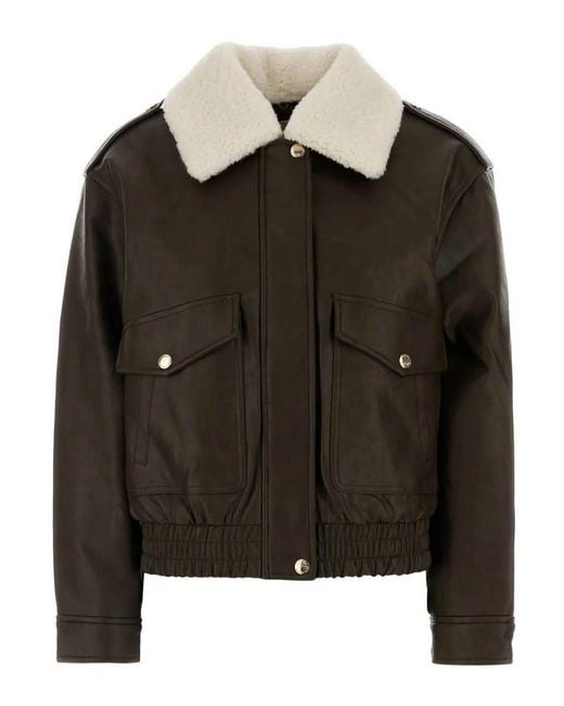 Michael Kors Black Aviator Jacket