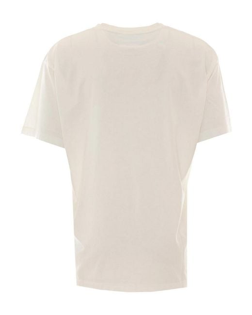 MM6 by Maison Margiela White Overdyed T-Shirt for men