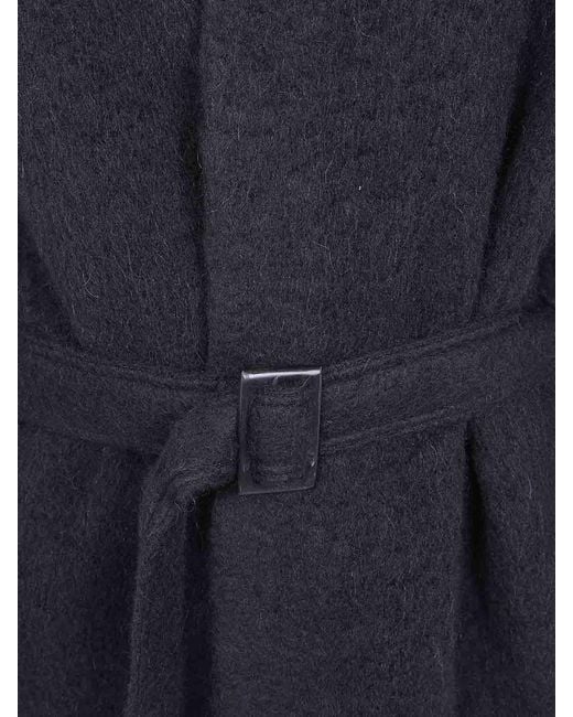 Rick Owens Blue Tower Coat for men