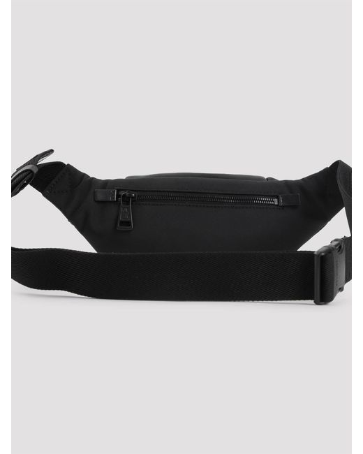 Moncler White Durance Small Belt Bag for men