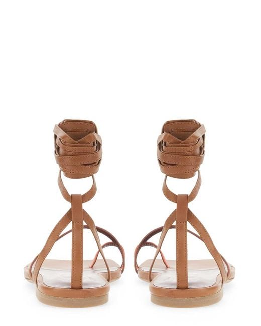 Staud Brown Nicola Gladiator Sandal