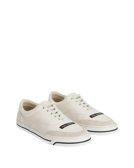 Dolce & Gabbana White Sailing Sneakers for men