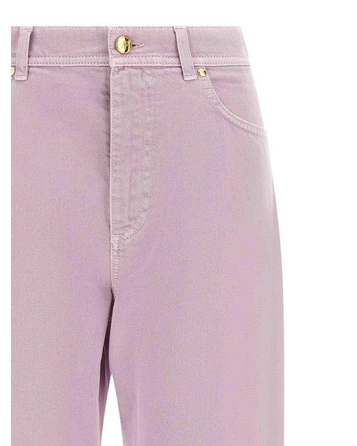 Alberta Ferretti Pink Elya Cut Jeans