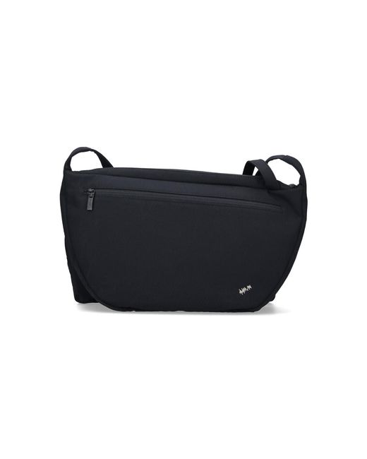 Adererror Black Large Logo Shoulder Bag for men