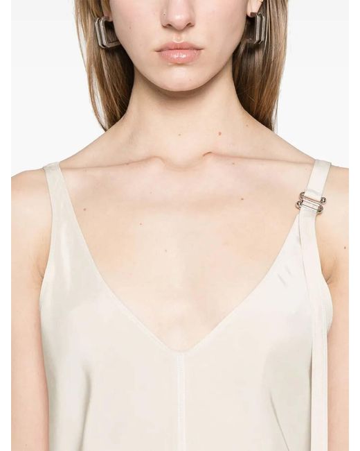 Sportmax White Unione Ivory Dress