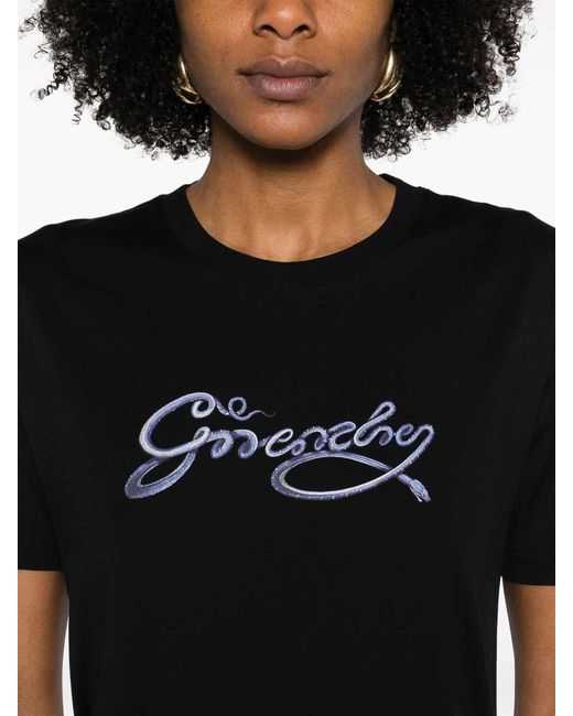 Givenchy Black Snake-Print T-Shirt