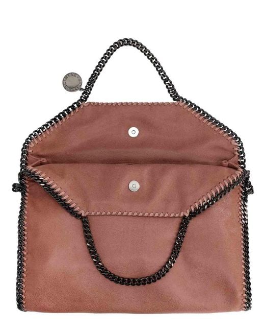Stella McCartney Pink Falabella Fold Over Tote Bag