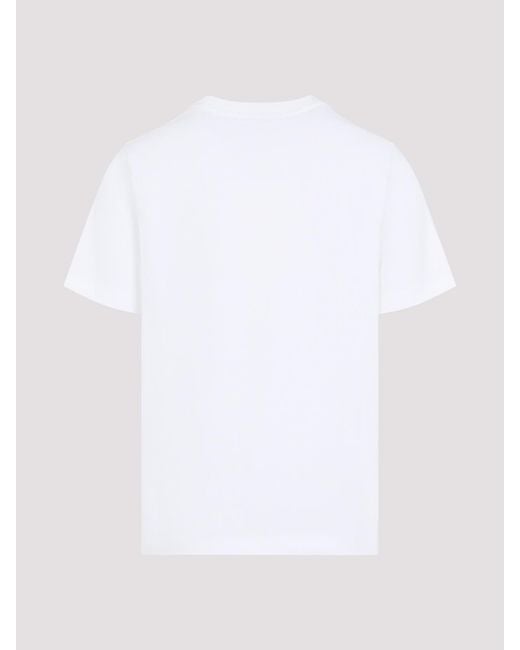 Casablanca White Logo-Print T-Shirt for men