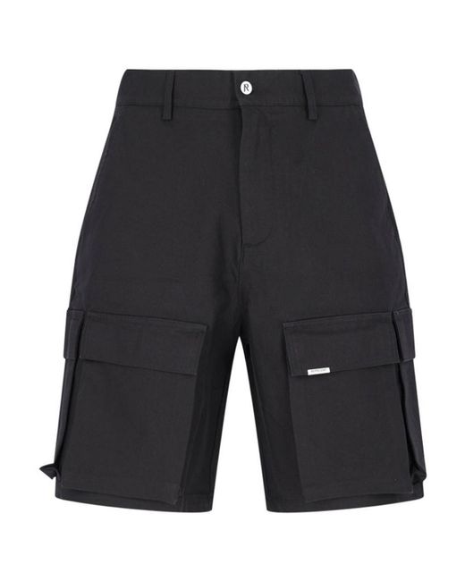Represent Gray Cargo Shorts for men