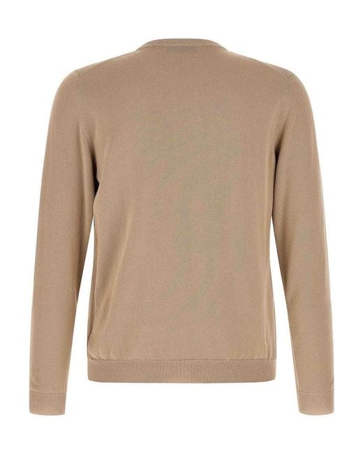 Zanone Natural Cotton Sweater for men