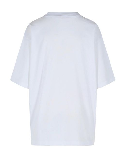 Marni White T-Shirt With Logo