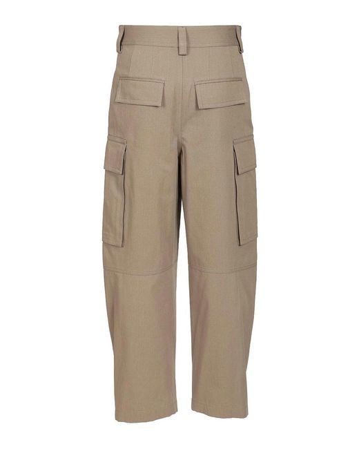 Bottega Veneta Natural Cargo Trousers for men