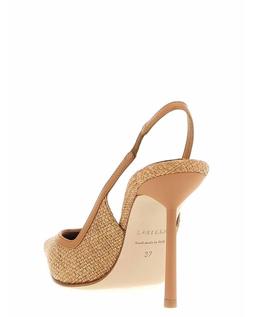 Le Silla White Vivienne Slingback