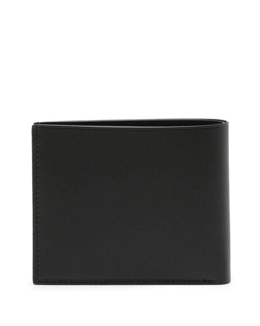 Jil Sander Black Logo Leather Wallet for men