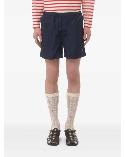 Valentino Blue 'Vlogo Signature' Swim Shorts for men