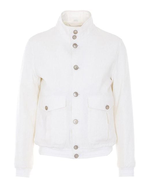 Herno White Bomber for men