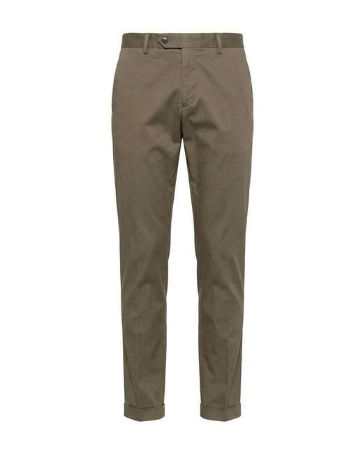 Barba Napoli Gray Chino Pants for men