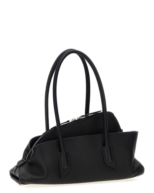 The Attico Black La Passeggiata Small Shoulder Bag