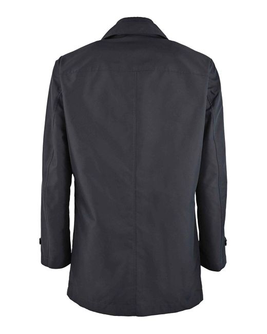 Fay Blue Waterproof Morning Coat for men