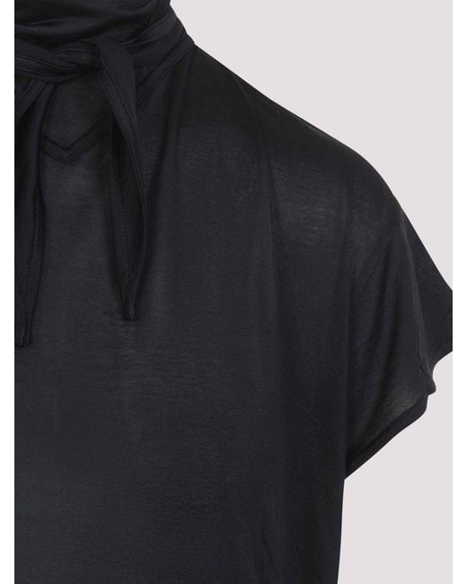 Lemaire Black Fulard Top