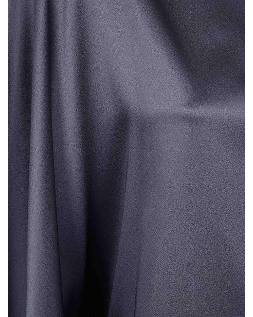 Lanvin Blue Caftan Top