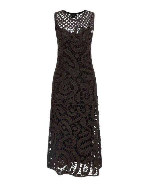 Pinko Black Bufera Dresses