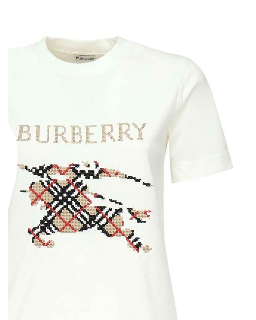 Burberry White T-Shirts