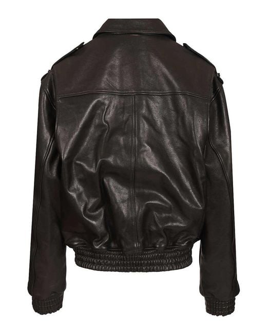 Arma Black Astral Leather Jacket