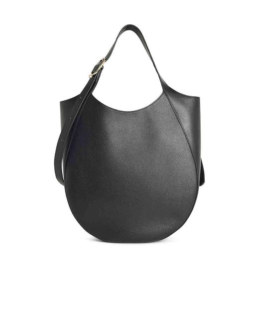 Longchamp Black Xl Leather Bag