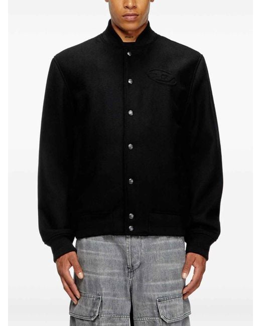 DIESEL Black 'J-Arry' Bomber Jacket for men