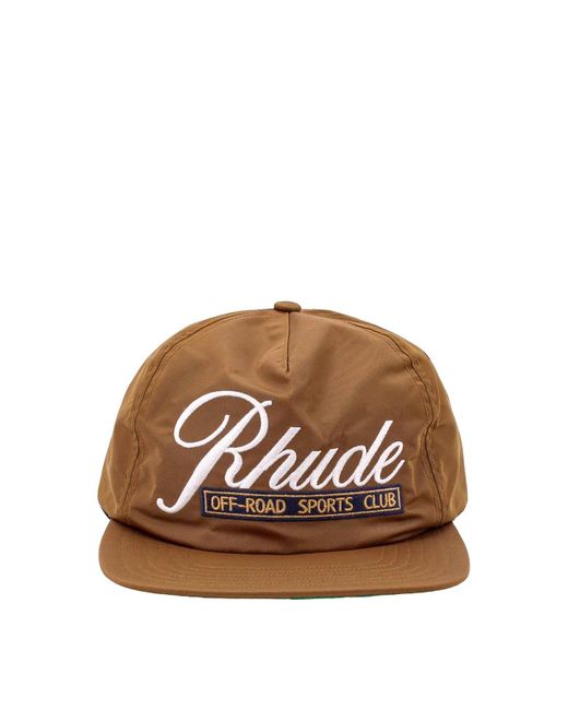 Rhude Brown Hat for men