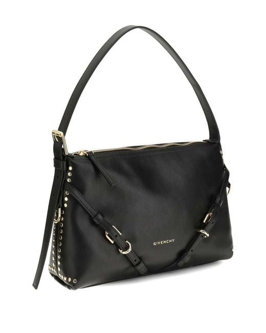Givenchy Black Voyou Mini Leather Shoulder Bag