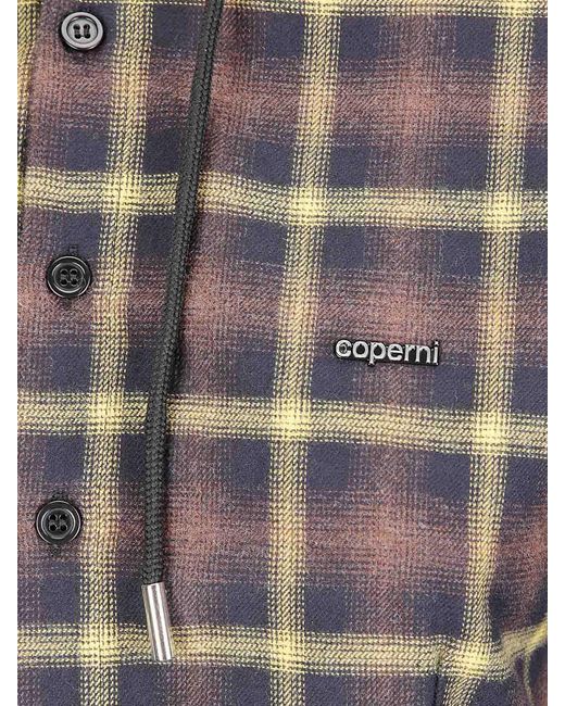 Coperni Black Hooded Shirt