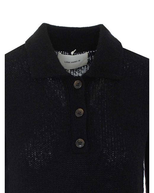 Lisa Yang Black Masy Polo