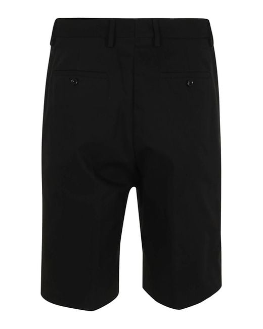 McQueen Black Shorts for men