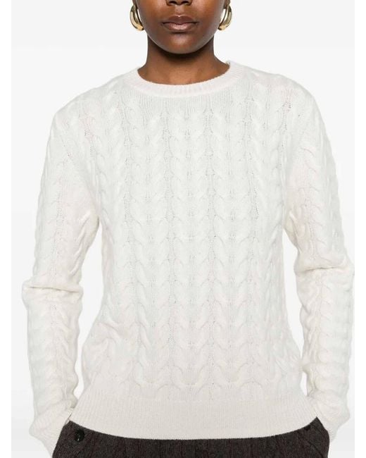 Max Mara White Sweater