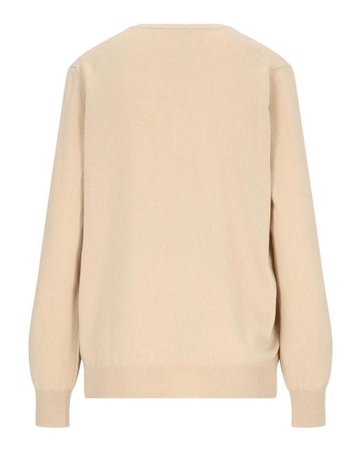 Canessa Natural V-Neck Sweater