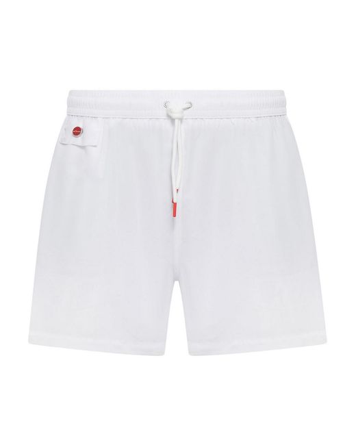 Kiton Blue Short Swimsuit for men