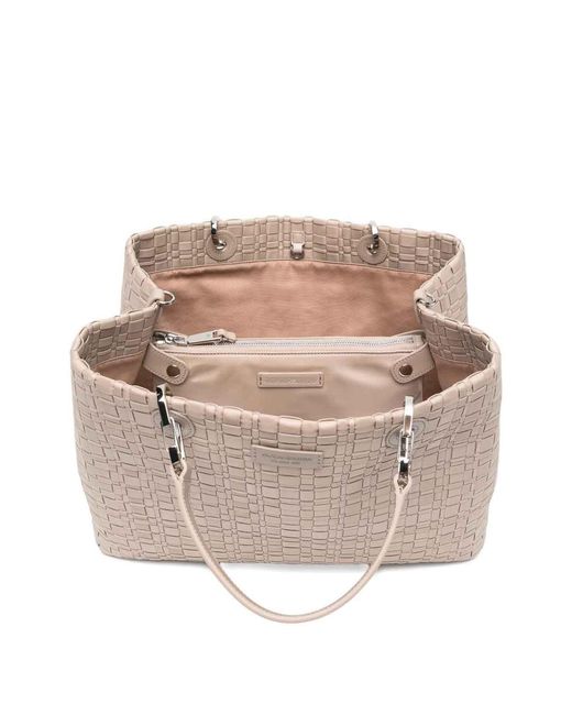 Emporio Armani Natural Myea Medium Shopping Bag