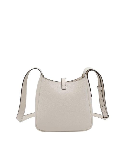 Tory Burch White Miller Swing Bucket Bag