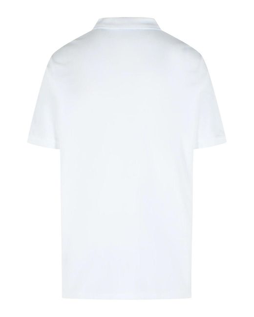 Polo Ralph Lauren White Cotton Polo Shirt for men