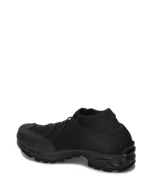 Demon Black Nylon Shoes Knitted for men