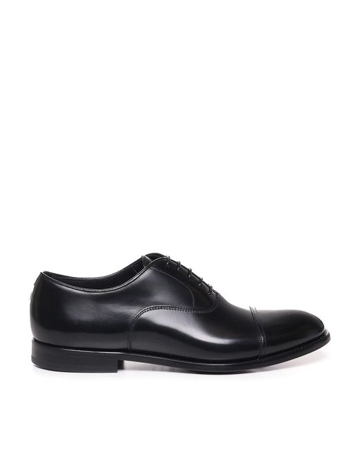 Doucal's Black Smooth Lace-ups for men