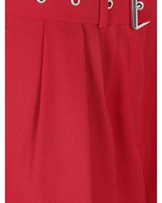 Dries Van Noten Red Peaches Bis Trousers