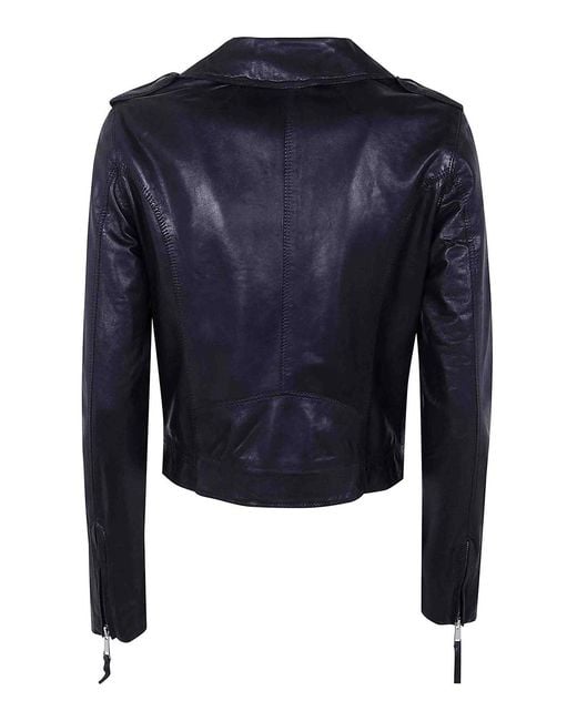 The Jackie Leathers Blue Ciclone Jacket