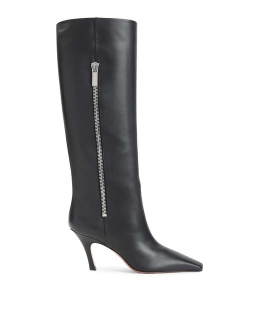 AMINA MUADDI Black Mona 80 Boots