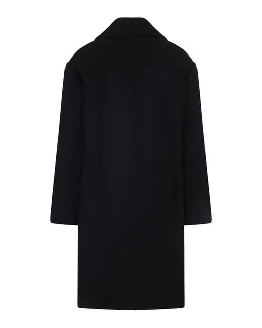 Dries Van Noten Black Racos Long Coat for men