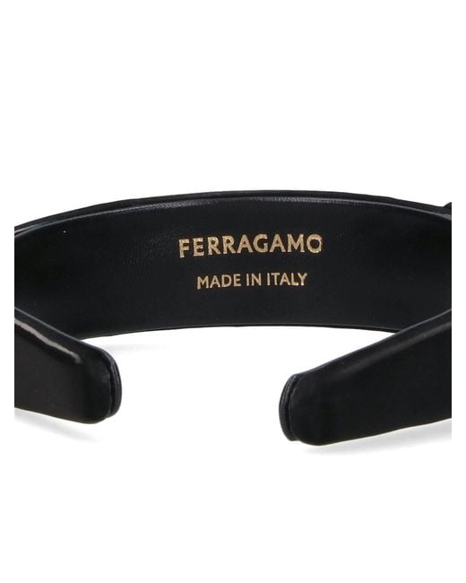 Ferragamo Black Headband